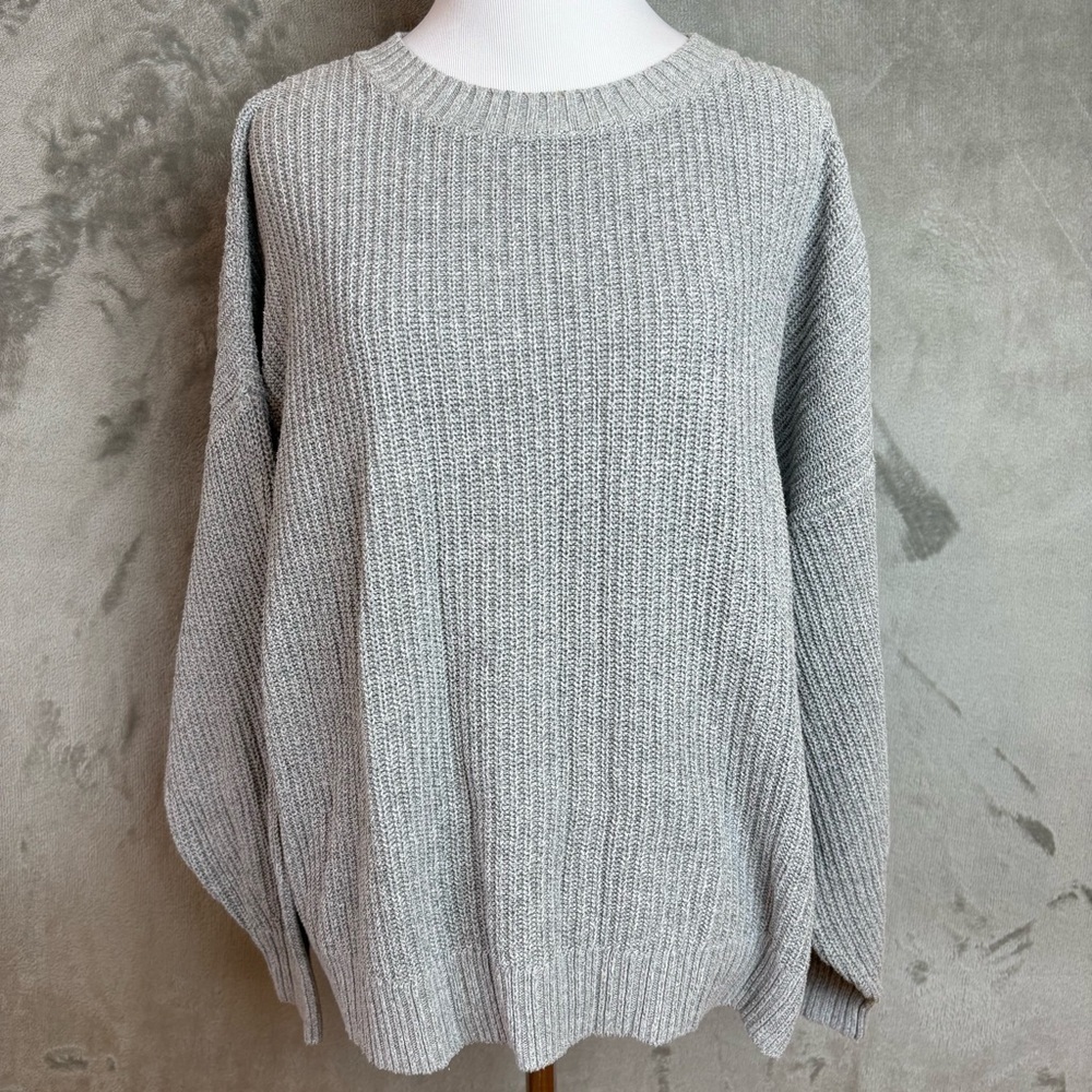 Hollister Cozy Gray Fall Wmn’s Sweater Sz M